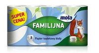 Papier toaletowy Mola Familijny /a`8/ biały